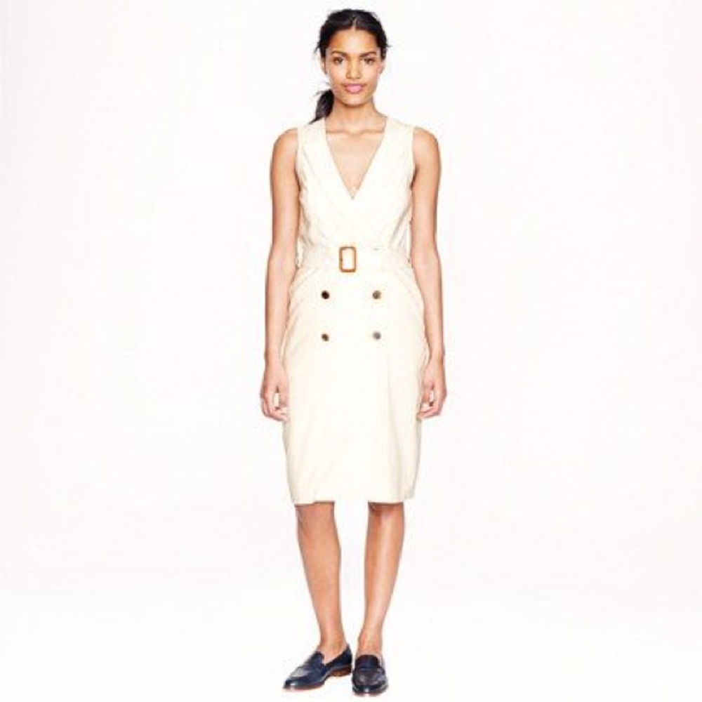 NWT Jcrew trench wrap dress 8